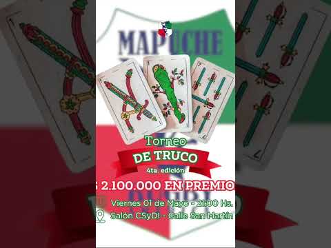 Viernes 01/05/26. 21 hs. América, Rivadavia, Prov. de Bs. As. #locosxeltruco #truco #trucoargentino