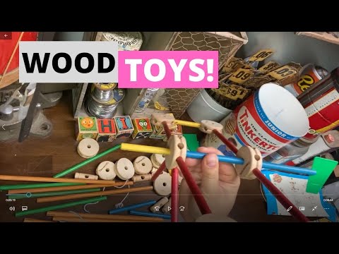 Best Wooden Toys For Kids Vintage Tinkertoys | History On How It Came To Be
