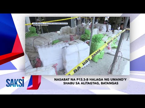 SAKSI RECAP: Nasabat na P3.4M halaga ng hinihinalang shabu… (Originally aired on April 16, 2024)