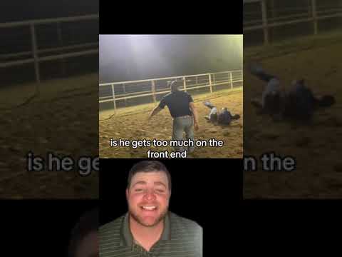 How not to run down the rope!!😳 #roping #calfroping  #breakawayroping  #rodeo