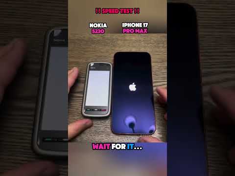 ☣️🌪️ NOKIA 5230 VS IPHONE 17 PRO MAX SPEED TEST!!