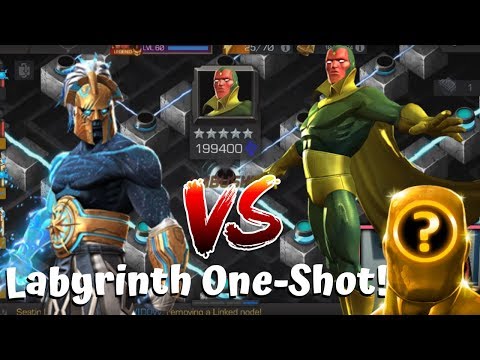 Aegon vs OG Vision! Labyrinth One-Shot! Abyss Prep! - Marvel Contest of Champions