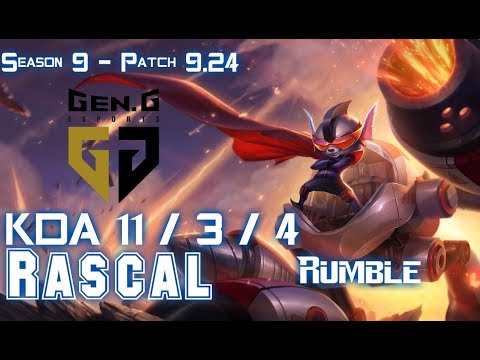 Gen Rascal RUMBLE vs SION Top - Patch 9.24 KR Ranked