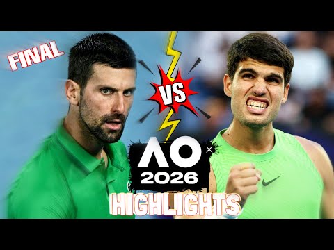 Carlos Alcaraz vs Novak Djokovic Highlights | FINAL | Australian Open 2026