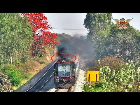 FIRING and SMOKING ALCO at the GRADIENTS !! Intercity Express | Indian Railways