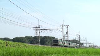 preview picture of video '【HD】EF510-501(青)牽引 「北斗星」　蓮田～東大宮'