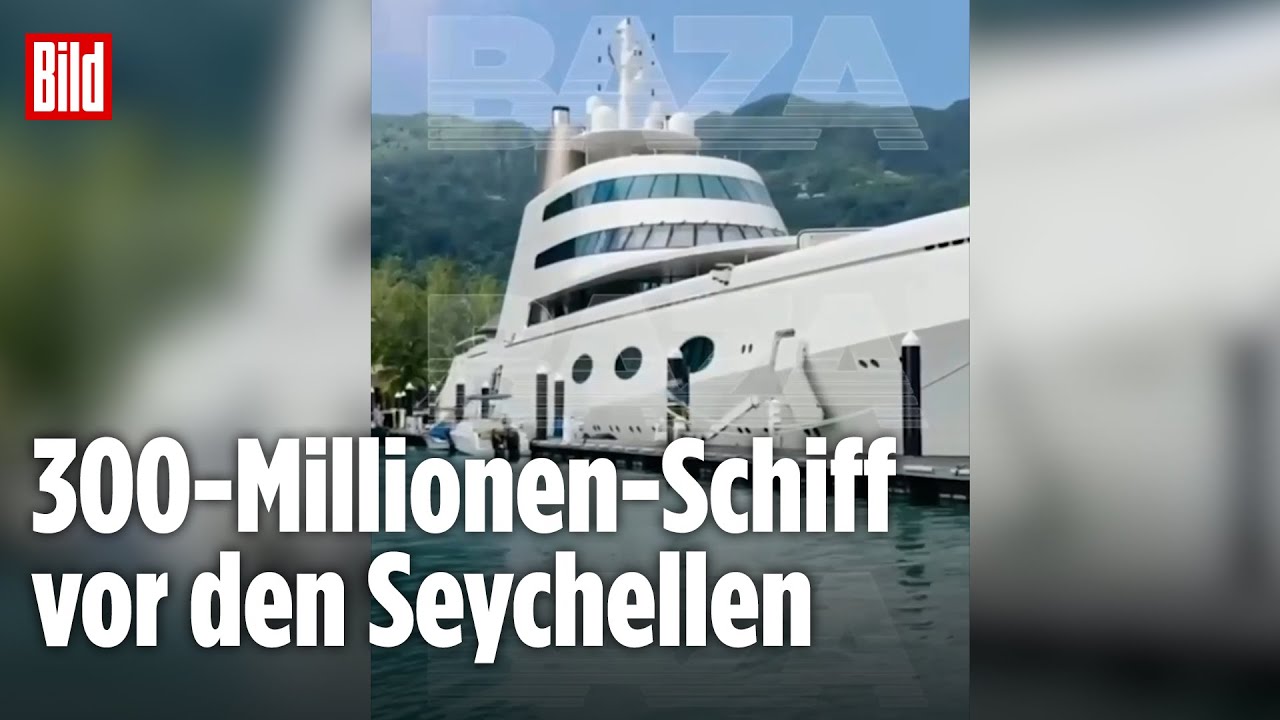 VOR DEN SEYCHELLEN: Russische Megajacht von Oligarch Melnitschenko gesichtet