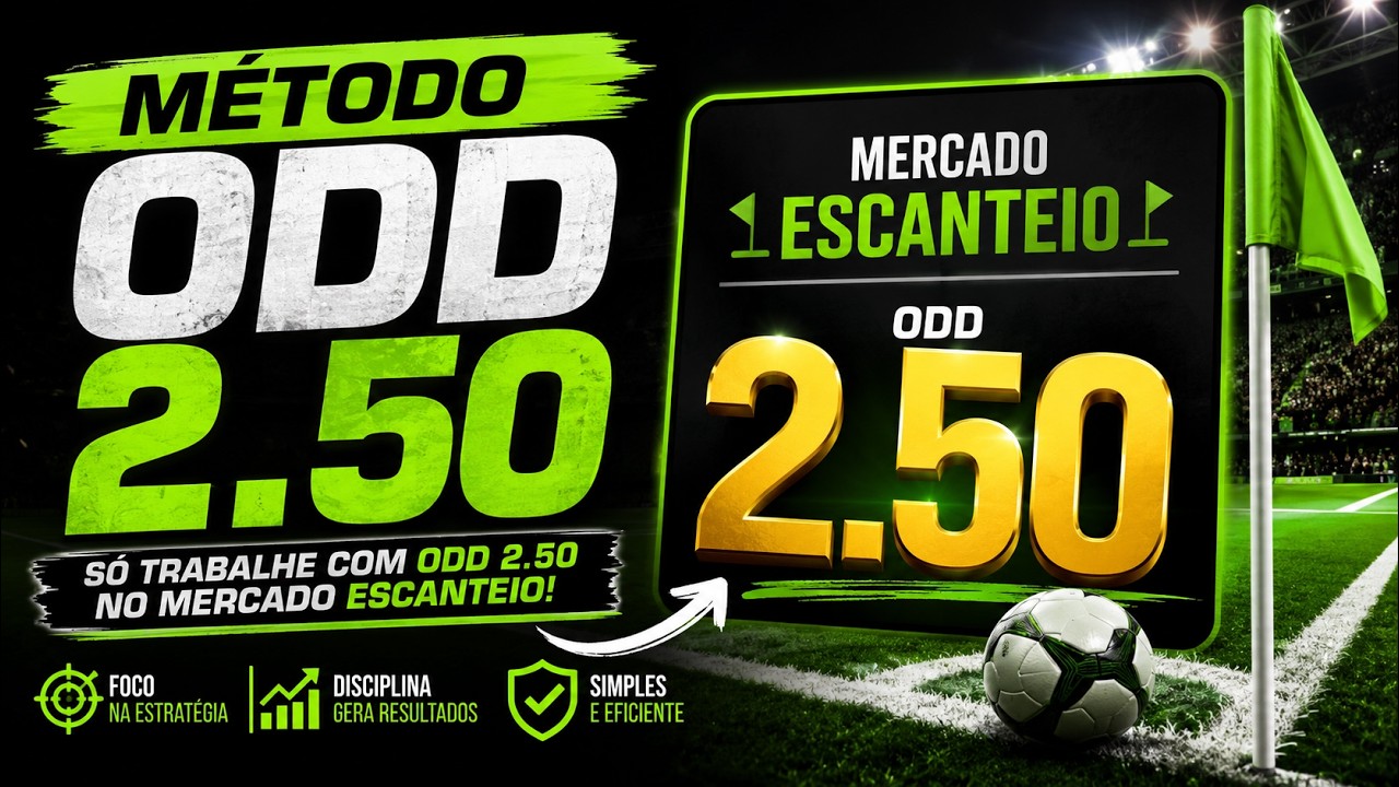 IMAGINA VOCÊ TER UM MÉTODO QUE SÓ TE ENTRGA ODD 2.50?