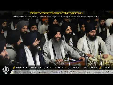 025 Bhai Jagpal Singh Jee Kanpur at Raensabayee Keertan London October 2025 Smaagam