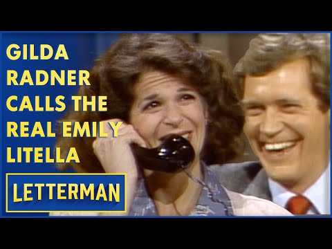 Gilda Radner Calls The Real Life Emily Litella | Letterman
