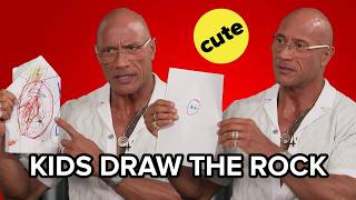 Dwayne Johnson Reacts to Kids Drawing Him