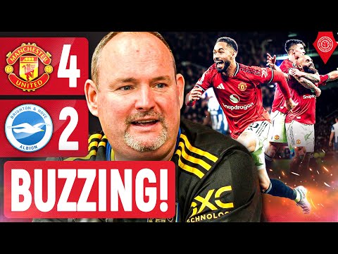 WE HAVE OUR CONFIDENCE BACK! | Andy Tate REACTS! | Manchester United 4-2 Brighton