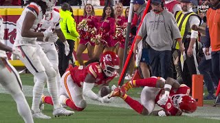 What a Pick! Bolton somehow gets under tipped pass for an INT