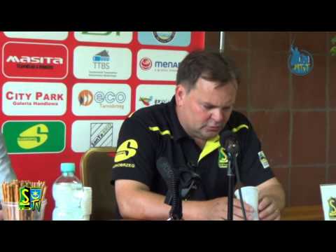 2014.08.02 Siarka Tarnobrzeg - Rozwój Katowice - konferencja prasowa