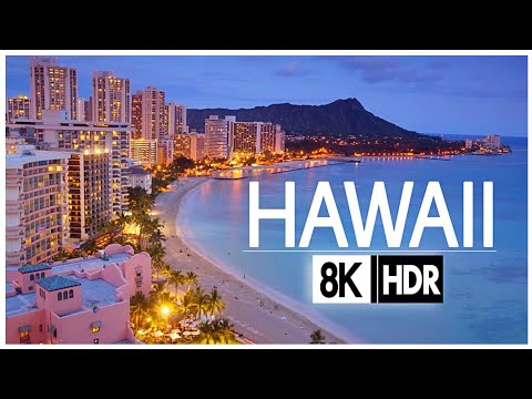 Hawaii in 8K ULTRA HD - Paradise of North America (60fps) || Hawaii 4K - Scenic Relaxation Film 2021