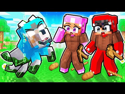 I Pretended to be a DOG Then Used HACKS in Minecraft!
