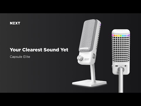 NZXT Capsule Elite Cardioid USB Matte White