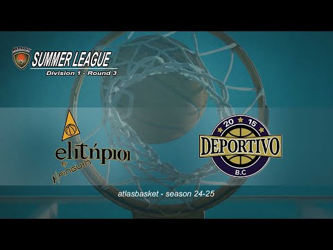 Atlasbasket-Summer League-Div 1 R3- ELITHRIOI BY PINGUIN.GR vs DEPORTIVO FALIRO