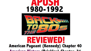 American Pageant Chapter 39 APUSH Review (APUSH Period 9)