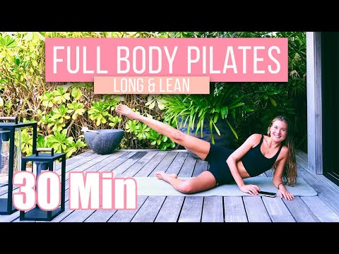 30 MIN PILATES FULL BODY WORKOUT | Tone & Tighten without Equipment #modelworkout #fatburn #lean