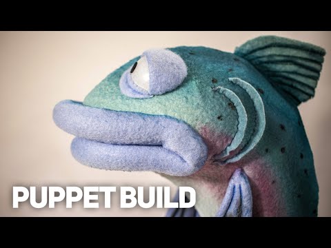 Professional Puppet Build - Sal the Salmon! Fish Puppet
