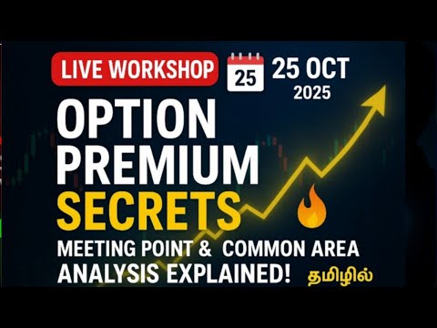 Option Premium Secrets 🔥  Live Online Tamil Workshop 🔥Meeting Point & Common Area Analysis EXPLAINED