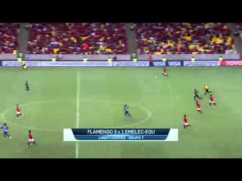 Flamengo 3 x 1 Emelec, Melhores Momentos(Libertadores 2014)