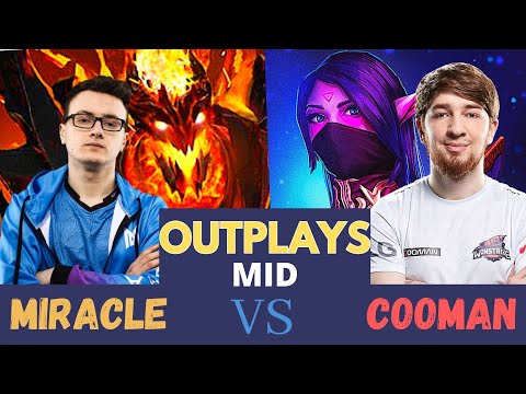 Miracle Vs Cooman Mid -- Epic Mid match -- Outplays