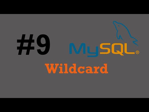 SQL 9 Wildcard