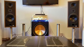 Video thumbnail for BNS E5 speaker review on Sansui AU-X911DG by vintage stereo