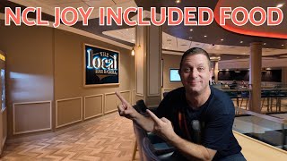 What Food Is INCLUDED On NCL Joy?