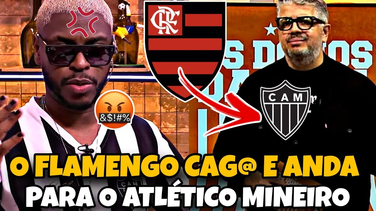 ATLETICANO FOI JANTADO AO VIVO POR CAUSA DO FLAMENGO KKKK ( CAZÉ TV E DONOS DA BOLA )