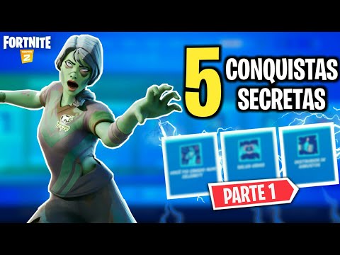 5 CONQUISTAS SECRETAS DO FORTNITE CAPÍTULO 2 !!! (secret achievements)