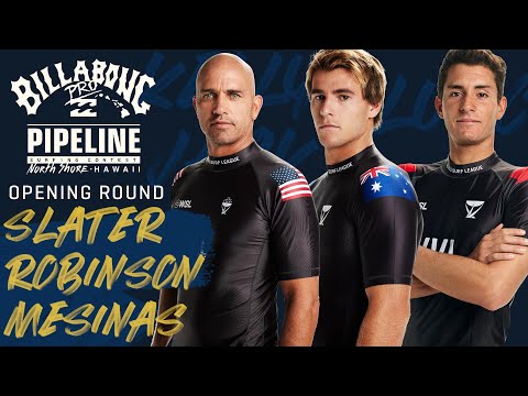 Slater, Robinson, Mesinas Billabong Pro Pipeline - Men's Opening Round Heat Replay