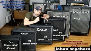 Video thumbnail for 7 Marshall Speaker Cabinet Comparison - Shootout by Johan Segeborn