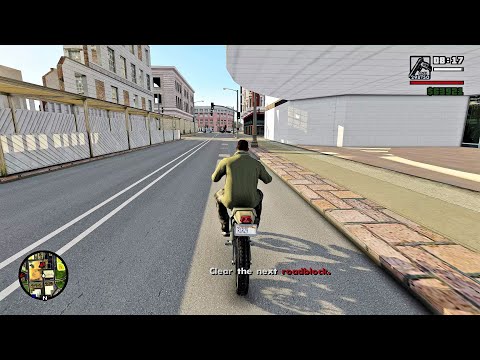 GTA San Andreas 4K Gameplay Part 46 - Outrider - GTA San (4K 60FPS PC)