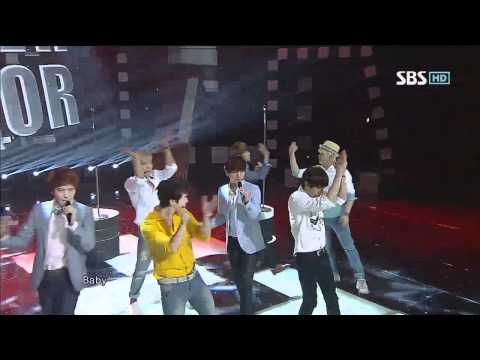 Super Junior [너로부터 + Sexy Free & Single] @SBS Inkigayo 인기가요 20120708