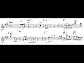 Stan Getz - Doralice saxophone transcription