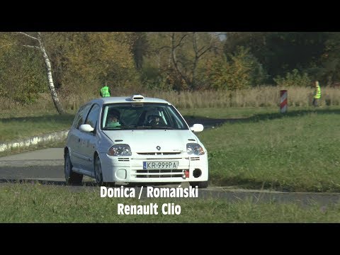 KJS Rajd Tyski 2018 - Piotr Donica / Wojciech Romański - Renault Clio