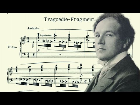 Nicolai Medtner - plays his Tragedie Fragments from Drei Arabesken Op 7