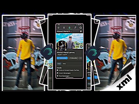 NEW FB PROFILE XML😈🔥 | 3D /  NEW TREND XML FILE 🎟 | VIDEO XML PROJECT #alightmotion | MH Editz69