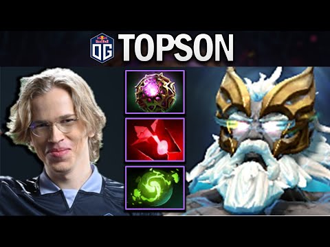 OG.TOPSON ZEUS WITH OCTARINE-REFRESHER - DOTA 2 7.27 GAMEPLAY