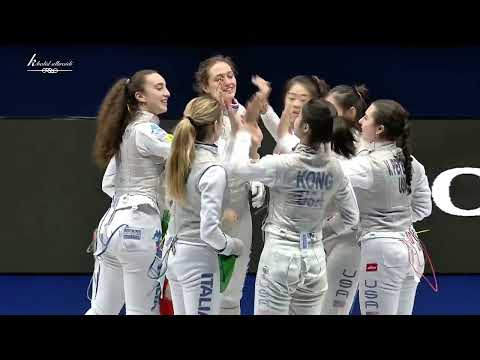 JUNIOR WOMEN'S TEAM FOIL (FINAL) WORLDCHAMPIONSHIP WUXI CHINA 2025  ⚔️🇨🇳