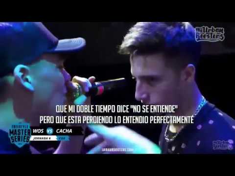Minuto de CACHA vs WOS con LETRA | FMS ARGENTINA Jornada 6