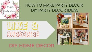 Learn how to make a wedding centerpiece, DIY candle decor, DIY party tabletop decor,