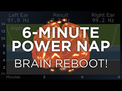 6-Minute POWER NAP for Energy and Focus: The Best Binaural Beats