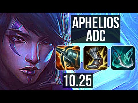 APHELIOS & Yuumi vs EZREAL & Soraka (ADC) | 5/0/2, 1900+ games, 1.0M mastery | KR Diamond | v10.25