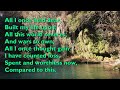 All I Once Held Dear (Knowing You, Jesus) [with lyrics for congregations]
