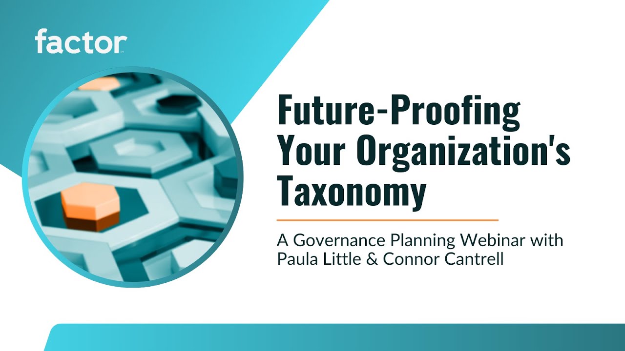 Future-Proofing Your Organization's Taxonomy With a Governance Plan