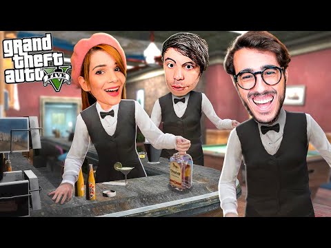 NUOVO LAVORO AL BAR CON I MIEI AMICI! - GTA 5 *RIPARTO DA ZERO*
